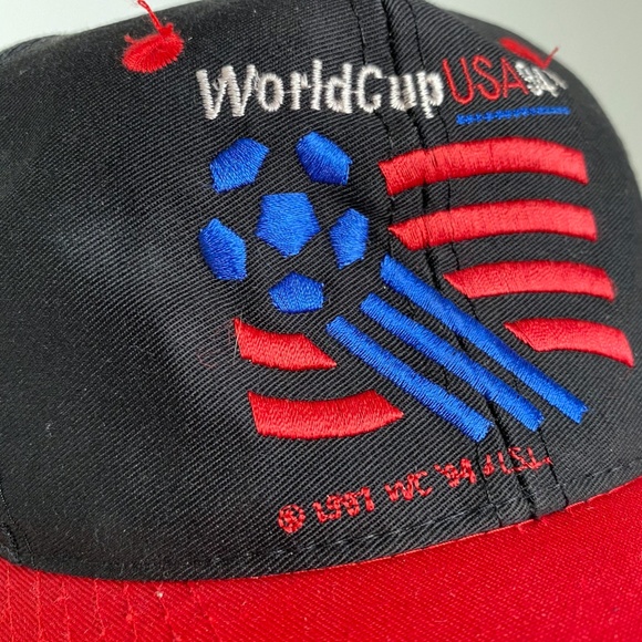 WORLD CUP 1994 BLACK RETRO SNAPBACK CAP - Picture 2 of 4